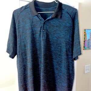 Lululemon XXL Polo - Black/Blue